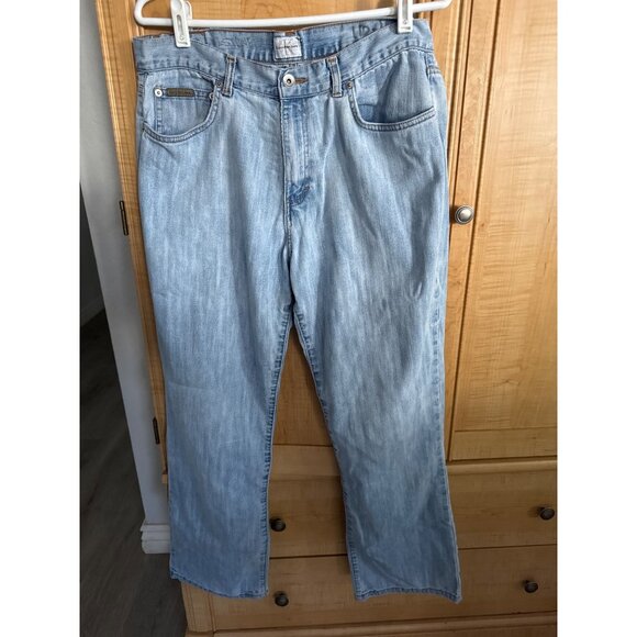 Calvin Klein Jeans Womens Stone Wash Bootcut Denim Size 14 / 28” Inseam - Picture 2 of 7